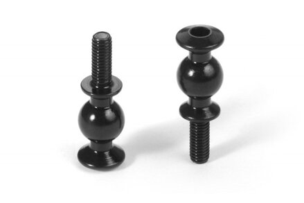 BALL STUD 6.8MM WITH BACKSTOP L=6MM - M3x8 (2)