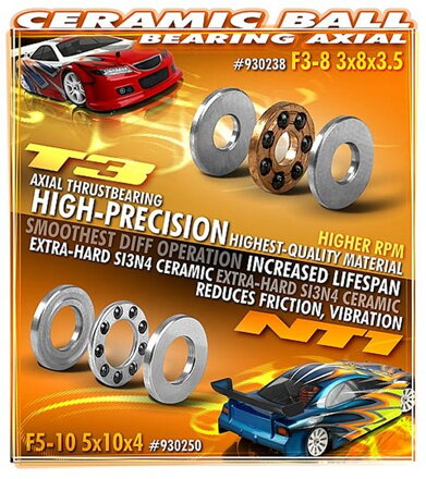 CERAMIC BALL-BEARING AXIAL F5-10 5x10x4