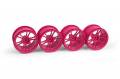 XRAY M18MT STARBURST WHEELS - PINK (4)