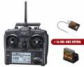 Sanwa Exzes-ZZ Stick Radio + RX-472 & RX-482 Receiver & Charger