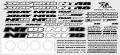 XRAY NT18 STICKER FOR BODY - WHITE