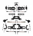 COMPOSITE C-HUB SUSPENSION OPTION SET, COMPLETE F+R