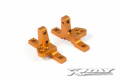 T4 ALU UPPER CLAMP WITH ADJ. ROLL-CENTER (L+R) - ORANGE