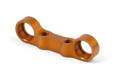 ALU STEERING PLATE FOR DUAL SERVO SAVER - ORANGE