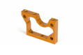 T2'009 RIGHT ALU LAYSHAFT BULKHEAD - ORANGE