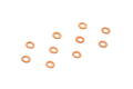 ALU SHIM 3x5x0.5MM - ORANGE (10)