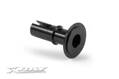 ALU T6 DIFF LONG OUTPUT SHAFT - HARD COATED - BLACK