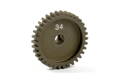 NARROW ALU PINION GEAR - HARD COATED 34T / 48