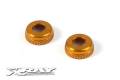 ALU CAP FOR XRAY SHOCK BODY #308322 - ORANGE (2)