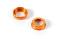 ULP ALU SHOCK CAP-NUT WITH VENT HOLE - ORANGE (2)