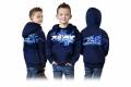 XRAY JUNIOR SWEATER HOODED WITH ZIPPER - BLUE (M)