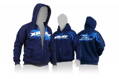 XRAY SWEATER HOODED WITH ZIPPER - BLUE (XS)