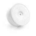 HUDY 24MM WHEELS STARBURST AERODISK - WHITE - SOFT (4)