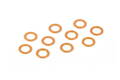 ALU SHIM 5.3x7.8x0.5MM - ORANGE (10)